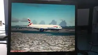 FS2004 British Airways B777 Landing (Mouse as yoke add-on)