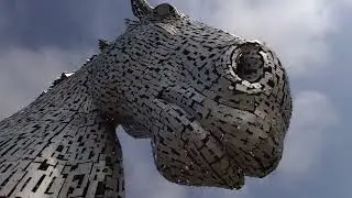 People told me I am funny at the Kelpies Falkirk District Scotland UK 