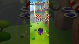Talking Tom Gold Run Super Ginger in Flying World