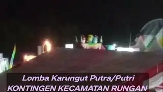 Lomba Karungut Putra/Putri Kec.Rungan