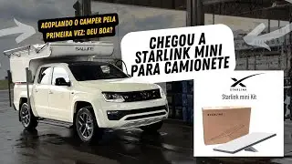 Starlink on the Amarok: Camouflaged Installation and Popup Camper Attached! 🔥