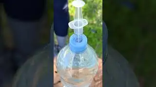 Simple Gravity-Fed Water Dispenser for Camp