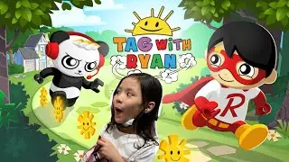 TAG WITH RYAN | STEALTH NINJA RYAN 🥷 VS GUS 🦖 | I get my first 10 thousands steps
