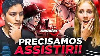REACT EM CASAL - A Cor do Medo | Jack vs Hércules (Shuumatsu no Valkyrie) | ft@Henrique Mendonça