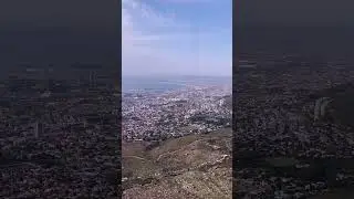 ❤️Cape Town View from Table Mountain Aerial Cable Car 🚠 #capetowntourism #travel #africancity