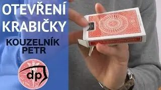 Otevřen&iacute; krabičky karet v jedn&eacute; ruce //FLOURISH TRICK// na zač&aacute;tek vystoupen&iacute;, show - TUTORI&Aacute;L