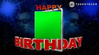happy birthday Green Screen Effect Animations graphics Chroma Key Video Editor