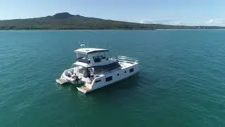 Nautitech 47 Power Catamaran Underway