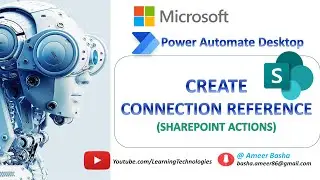 Power Automate Desktop #208 || Как создать ссылку на подключение к SharePoint в Power Automate