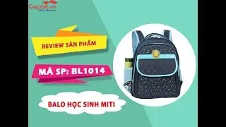 Balo học sinh tiểu học | Balo học sinh cấp 1 gi&aacute; rẻ | Balo chống g&ugrave; lưng | BL1014M - CAPTOT.VN