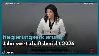 Regierungserklärung zum Jahreswirtschaftsbericht 2026 am 30.01.26