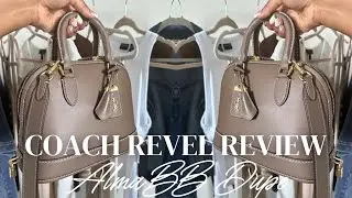 COACH REVEL TOP HANDLE BAG 1 YEAR REVIEW | ALMA BB DUPE