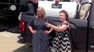 ALS Ice Bucket Challenge.        Wolfchase Buick Gmc at Wolfchase..Bethany Toungett,Charity Wright