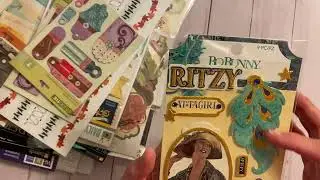 ***SOLD**** New paper craft stickers destash