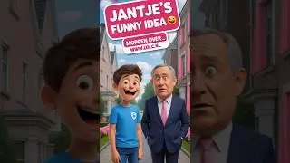 😂 🪟 Jantje's Funny Idea 🏢 #moppen #grappig