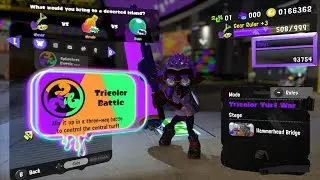 Splatoon 3 - Gear VS. Grub VS. Fun (Sep. 24th) - Tricolor Turf War Matches
