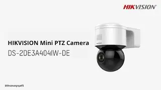 Hikvision Mini PTZ camera performance demo - DS-2DE3A404IW-DE