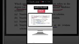 Relation Schema and Attributes 🔗 | GATE/UGC NET Concept lGATE2025 #GATEPreparation #UGCNET #DBMS