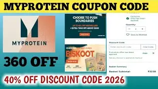 myprotein coupon code || myprotein discount code 2026
