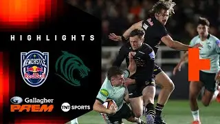 BONUS POINT VICTORY! 🙌 | Newcastle Red Bulls vs Leicester Tigers | Gallagher PREM Rugby Highlights
