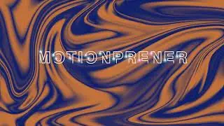 Abstract Fluid Marble Motion Background in Orange and Navy &ndash; Modern Liquid Swirl Art Design