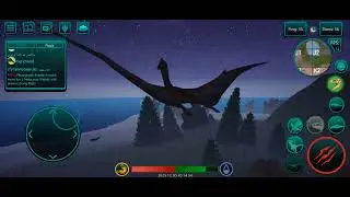 Quetzalcoatlus gameplay. The Cursed Isle. #dinosaur(2)