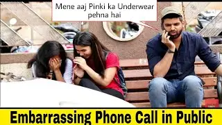 Embarrassing Phone Call in Public Prank with a twist | Hilarious reactions🤣