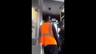 Bus Driver uppercuts women