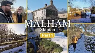 A Day In Malham | Skipton Enlgand | Beautiful Yorkshire Dales | HIKING VLOG (Part 1) 🌨