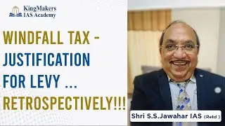 Windfall Tax - justification for levy ...retrospectively!!! #currentaffairs  #affairs  #upsc #taxes