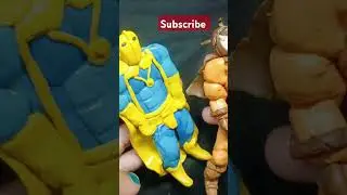 DCUC DR. Fate vs Catman fight |#shorts #ytshorts #futuristic art #trending #art #clay art