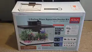 Unboxing New 5 Gallon Aquarium Starter kit