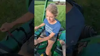 Wife Does Tractor Chores #shorts