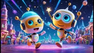 Benny Bot Does a Dance | Robot Moves Song for Kids | Fun Action Rhyme for Toddlers