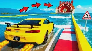 Can Bumblebee Survive a Deep Water Pit Challenge in GTA 5 Online? Transformer Test!
