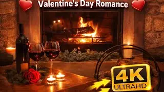 4 hours Fireplace 4K ASMR 🔥 Best Real Natural Crackling Firewood Sound | Deep Sleep &bull; Cozy Ambience