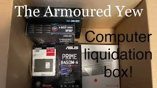 liquidation.com Computer liquidation box, $125 Loss, Sourcing As A Canadian. May 2021.