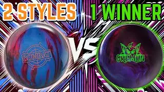 RotoGrip Gremlin vs Brunswick Combat | High & Low Rev Player Perspective