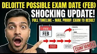 🔴 URGENT: Deloitte Exam Date OUT? 😱 Full Timeline + Mail Proof Exposed! | Ace the Code