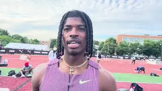 PJ Austin Reacts to Running 10.03 into a -0.9 headwind in the 100m Dash in Atlanta
