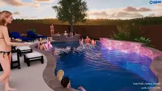 Minney, Roy and Brooke - Designed by Zach Johnson -Cody Pools