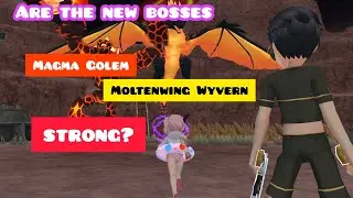 Bosses: Magma Golem and Moltenwing Wyvern strong? [How to beat] | Epic Conquest 2