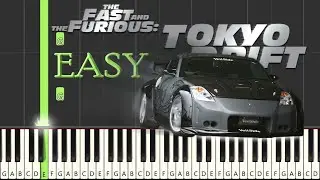 Tokyo Drift - Easy Piano tutorial