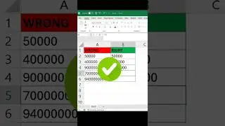 right and wrong in excel sheet, Excel