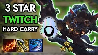 6 ASSASSIN 3 STAR TWITCH HITS SO HARD!! - Set 6 TFT PBE