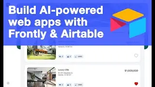 Building AI-powered web apps with Airtable and Frontly