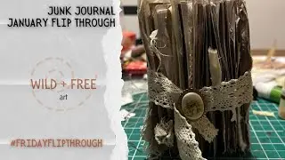 Junk Journal January 2026 - Final Flip Through| #junkjournaljanuaryuk