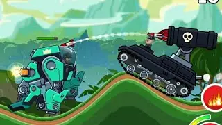 Хиллс оф Стил Играю за Танк/Конг игра на Андроид.