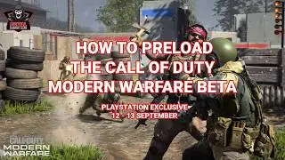 HOW TO Pre-Load BETA Call Of Duty Modern Warfare 2019 (Explanation about different methods)