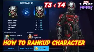 How to Make T2 Character Rankup Level up Guide MFF HINDI INDIA